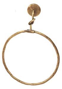 Portasalviette ad anello circolare Collezione RETRO Dimensione dimensioni 22x7xh 31 cm finitura Classica Bronzo satinato