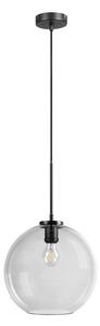 Lampada a sospensione Dyberg Larsen, Loop, dimmerabile, Nero, Soggiorno, Vetro