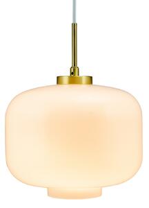 Lampada a sospensione Dyberg Larsen, Arp, dimmerabile, Bianco, Soggiorno, Vetro, Scandinavo