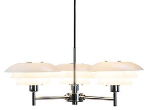 Lampadari Dyberg Larsen, DL20, dimmerabile, Metallizzato, Soggiorno, Metallo, Design