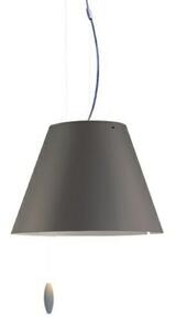 Lampada a sospensione Luceplan, Grigio, Sala da pranzo, Plastica