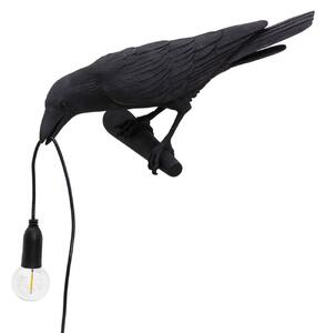 Lampade da tavolo SELETTI, Bird Lamp, Nero, Soggiorno, Plastica, Design
