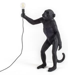 Lampade da esterno SELETTI, Monkey Lamp, Nero, Plastica, Design