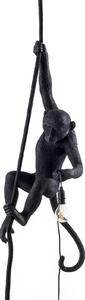 Lampade da esterno SELETTI, Monkey Lamp, Nero, Plastica, Design