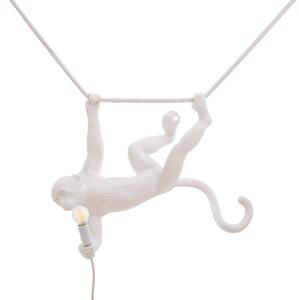 Lampade da tavolo SELETTI, Monkey Lamp, Bianco, Soggiorno, Plastica, Design