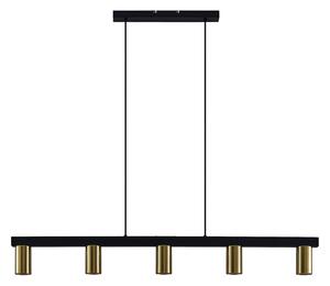 Lampada a sospensione Lindby, Baliko, dimmerabile, Nero, Soggiorno, Metallo, Moderno