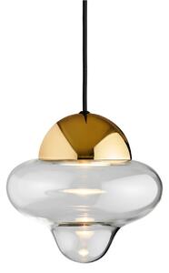 Lampada a sospensione DESIGN BY US, Nutty, dimmerabile, Trasparente, Soggiorno, Vetro, Design