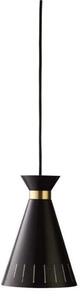 Lampada a sospensione Warm Nordic, Cone, dimmerabile, Nero, Cucina, Metallo, Vintage