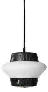 Lampada a sospensione Warm Nordic, Opal Arch, dimmerabile, Nero, Sala da pranzo, Metallo, Design
