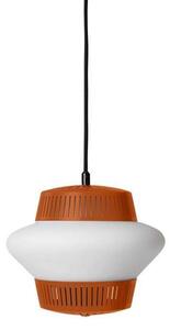 Lampada a sospensione Warm Nordic, Opal Arch, dimmerabile, Arancione, Sala da pranzo, Metallo, Design
