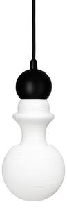 Lampada a sospensione DESIGN BY US, Paris 1920 XS, dimmerabile, Bianco, Soggiorno, Vetro, Design