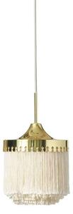 Lampada a sospensione Warm Nordic, Fringe, dimmerabile, Beige, Soggiorno, Metallo, Vintage