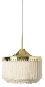 Lampada a sospensione Warm Nordic, Fringe, dimmerabile, Beige, Soggiorno, Metallo, Vintage