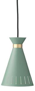 Lampada a sospensione Warm Nordic, Cone, dimmerabile, Verde, Sala da pranzo, Metallo, Vintage