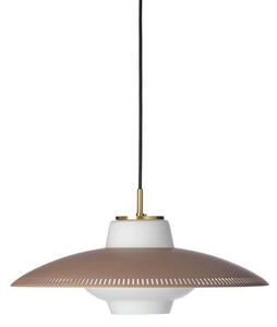 Lampada a sospensione Warm Nordic, Opal Shade, dimmerabile, Marrone / Ruggine, Sala da pranzo, Metallo, Scandinavo