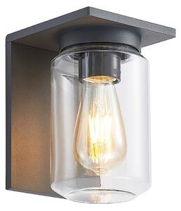 Lampade da esterno Lucande, Semka, dimmerabile, Nero, Terrazza, Metallo, Moderno