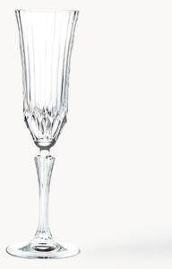 Bicchiere champagne in cristallo con rilievo Adagio 6 pz