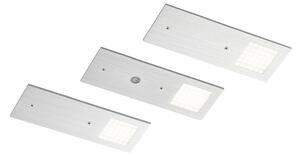 Nortra Lampada LED per mobili, set da 3, colore alluminio Arcchio, Nortra, dimmerabile, Metallizzato, Soggiorno, Metallo, Moderno