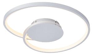 Plafoniera Lucande, Enesa, dimmerabile, Metallizzato, Camera da letto, Metallo, Moderno