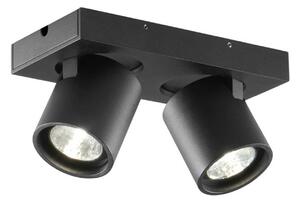 Plafoniera LIGHT-POINT, dimmerabile, Nero, Soggiorno, Alluminio
