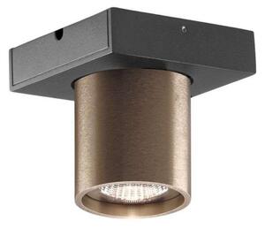 Plafoniera LIGHT-POINT, dimmerabile, Bronzo / Ottone anticato, Soggiorno, Alluminio
