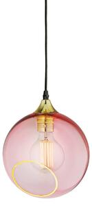 Lampada a sospensione DESIGN BY US, Ballroom, dimmerabile, Rosa / Rosé, Soggiorno, Vetro, Design