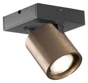 Plafoniera LIGHT-POINT, dimmerabile, Bronzo / Ottone anticato, Soggiorno, Alluminio