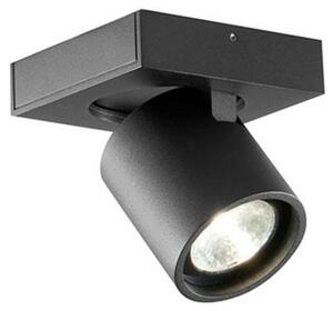 Plafoniera LIGHT-POINT, dimmerabile, Nero, Soggiorno, Alluminio