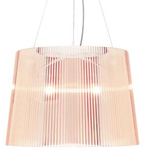 Lampada a sospensione Kartell, Gé, Rosa / Rosé, Soggiorno, Plastica, Design