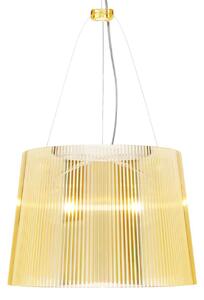 Lampada a sospensione Kartell, Gé, Giallo, Soggiorno, Plastica, Design