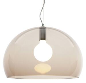 Lampada a sospensione Kartell, FL/Y, dimmerabile, Marrone / Ruggine, Soggiorno, Plastica, Design