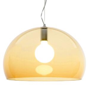 Lampada a sospensione Kartell, FL/Y, dimmerabile, Giallo, Soggiorno, Plastica, Design