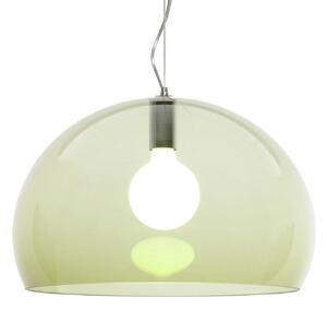 Lampada a sospensione Kartell, FL/Y, dimmerabile, Verde, Soggiorno, Plastica, Design