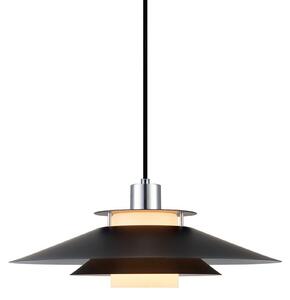 Lampada a sospensione Halo Design, Nero, Sala da pranzo, Metallo