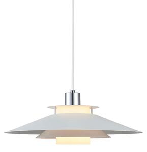 Lampada a sospensione Halo Design, Bianco, Sala da pranzo, Metallo
