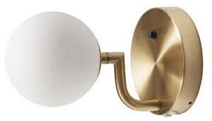Applique da parete Pholc, Dorato / Ottone, Metallo