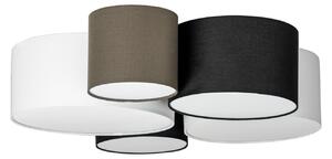 Plafoniera Lindby, Lettie, dimmerabile, Multicolore, Soggiorno, Tessuto / Tessile, Scandinavo