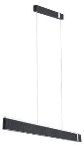 Lampada a sospensione Paulmann, Jagun, dimmerabile, Nero, Cucina, Tessuto / Tessile, Moderno