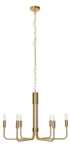 Lampadari Lindby, Elanova, dimmerabile, Dorato / Ottone, Soggiorno, Metallo, Antico