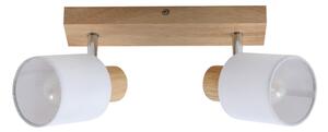 Plafoniera Lindby, Wanessa, dimmerabile, Legno, Soggiorno, Legno, Moderno