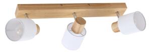 Plafoniera Lindby, Wanessa, dimmerabile, Legno, Soggiorno, Legno, Moderno