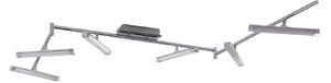 Plafoniera Lindby, Pilou, dimmerabile, Metallizzato, Cucina, Metallo, Moderno