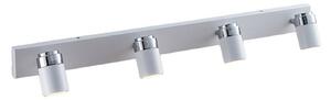 Plafoniera Lindby, Kardo, dimmerabile, Bianco, Bagno, Metallo, Moderno