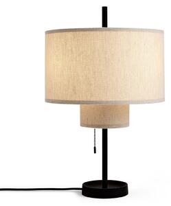 Lampade da tavolo New Works, Margin, Beige, Soggiorno, Tessuto / Tessile, Design