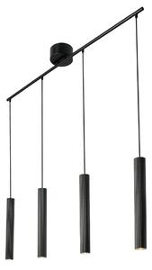 Lampada a sospensione Nordlux, Vico, dimmerabile, Nero, Sala da pranzo, Alluminio