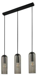 Lampada a sospensione Nordlux, Miella, dimmerabile, Nero, Sala da pranzo, Vetro