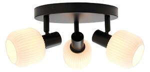 Plafoniera Nordlux, Milford Mini, dimmerabile, Nero, Soggiorno, Metallo