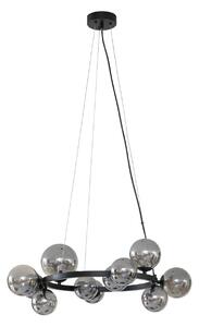Lampada a sospensione Lucande, Naelen, dimmerabile, Grigio, Cucina, Metallo, Moderno