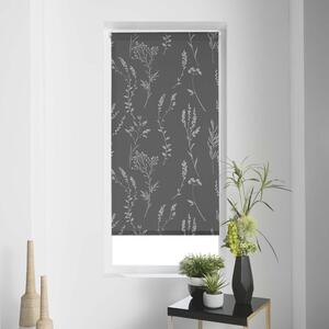 Tenda a rullo tessile antracite 60x180 cm Forelista - douceur d'intérieur