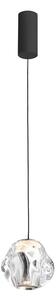 Lampada a sospensione LOOM DESIGN, Ice Ball, dimmerabile, Metallizzato, Soggiorno, Metallo, Moderno